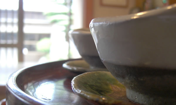 一日は緑茶とともに